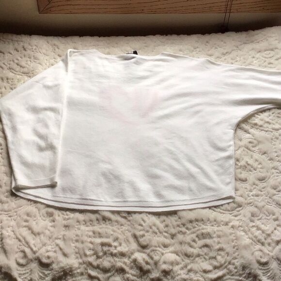 Aedan Women’s Sweater Xl Soft Cozy Dolman Sleeve Heart Feminine Cute Valentines - Picture 3 of 8